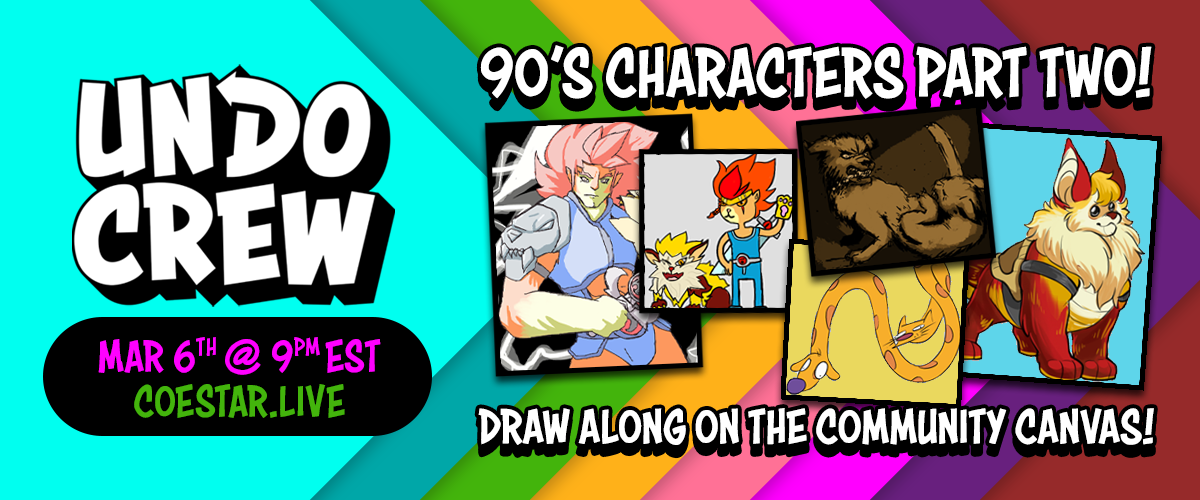 UNDO CREW: Nostalgic 90's Characters Part Two! cover image