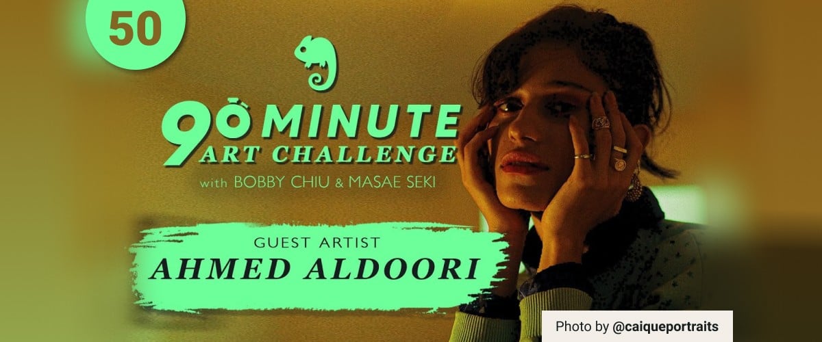 90 Minute Art Challenge with Ahmed Aldoori cover image
